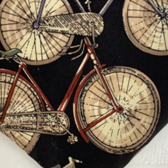 Flying Scotsman 100% Italian Silk Made in USA Bicycle Vintage Bicycle NeckTie - Picture 3 of 9
